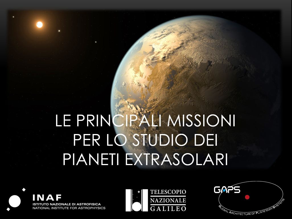 Le principali missioni alla ricerca di pianeti extrasolari